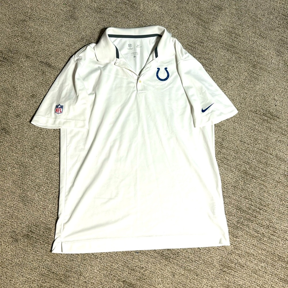 Men’s Nike Colts Polo - size large